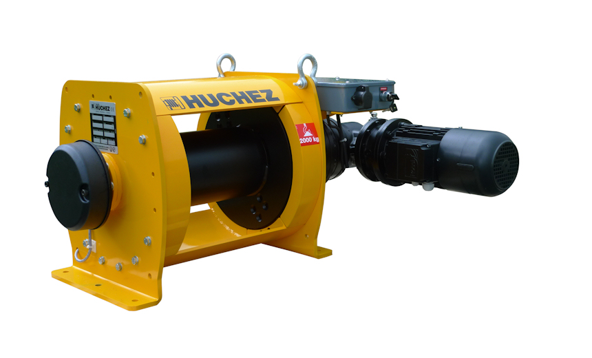 معرفی وینچ صنعتی HUCHEZ هوچز ELECTRIC WINCHES