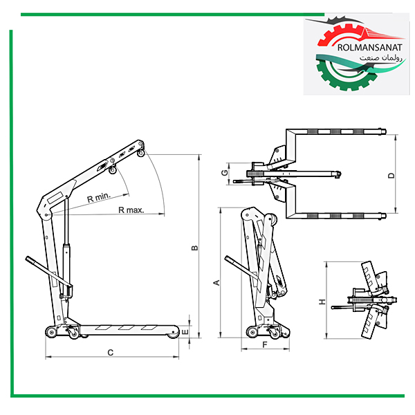 اجزایی تشگیل دهنده جک موتور درآر