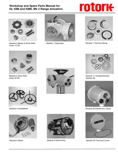 لوازم جانبی شیر Valve Accessories روتورک Rotork