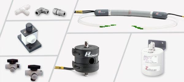 تجهیزات جانبی آنالیز گاز Gas Analysis Accessories buhler technologies
